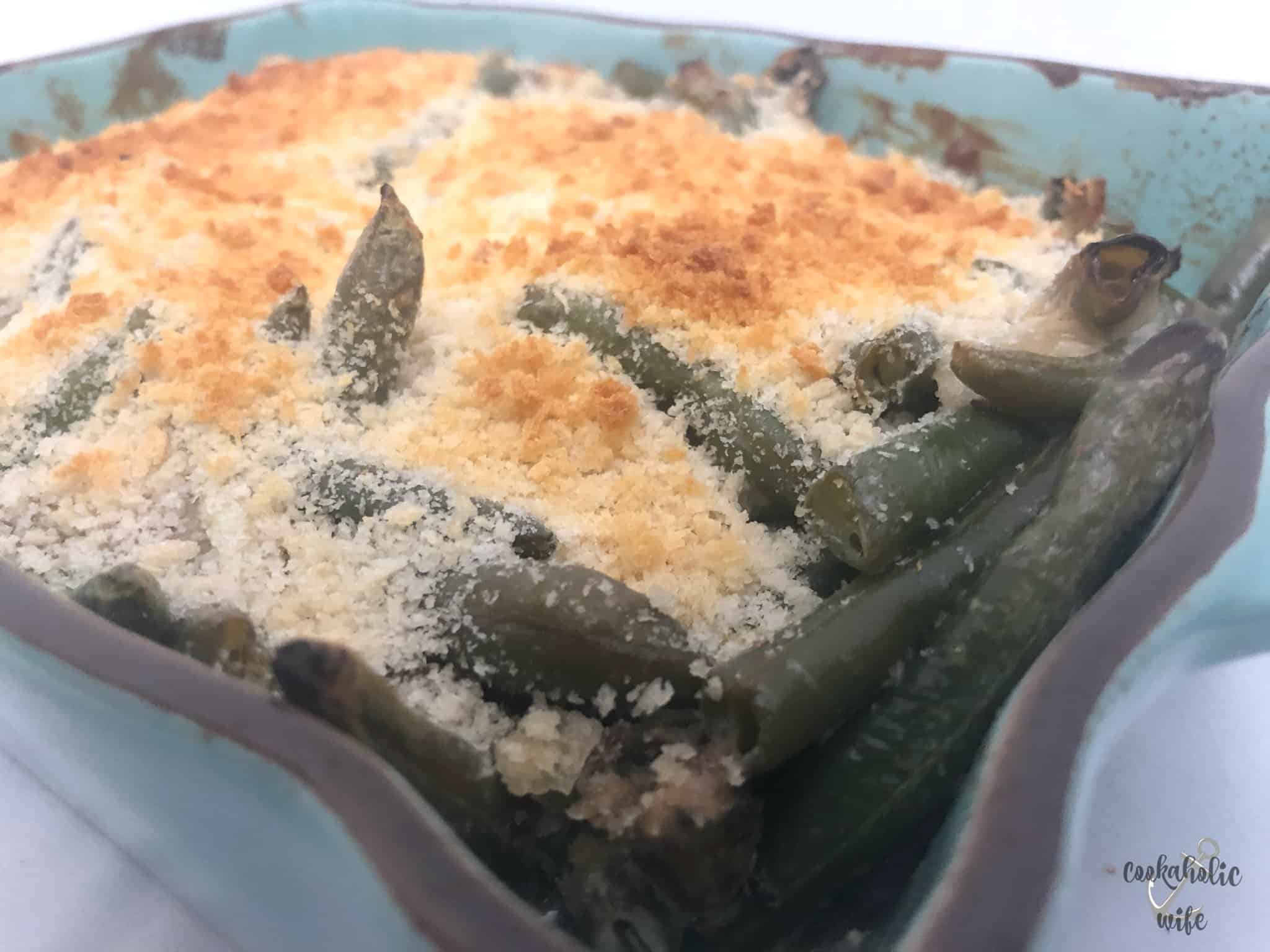 Lighter Green Bean Casserole Cookaholic Wife