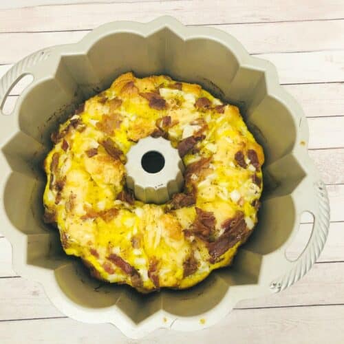 Bacon, Egg and Cheese Biscuit Bundt Cookaholic Wife