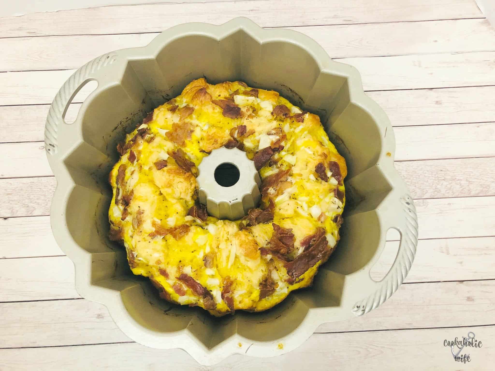 Bacon, Egg and Cheese Biscuit Bundt Cookaholic Wife