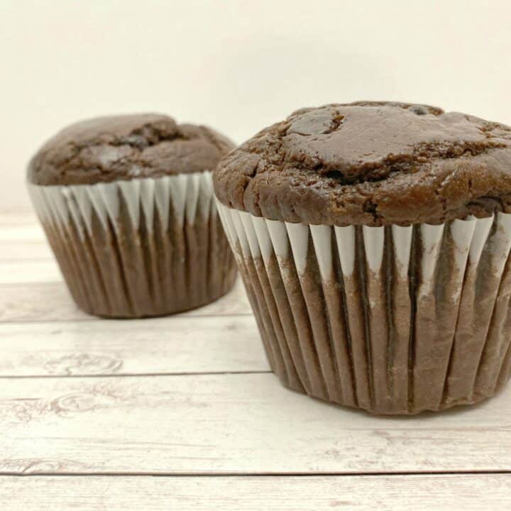 Jumbo Double Chocolate Muffins Cookaholic Wife