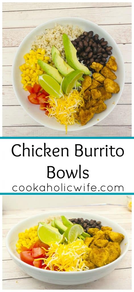 chicken burrito bowls