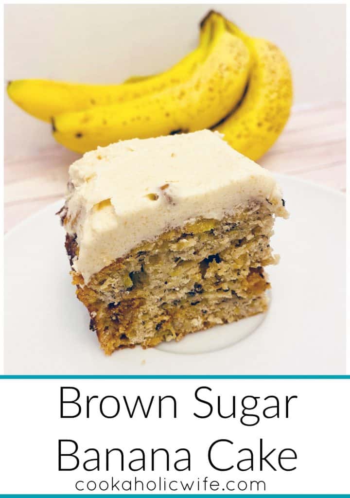 brown sugar banana cake 