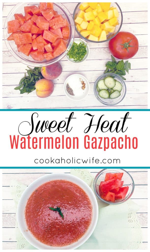 sweet heat watermelon gazpacho