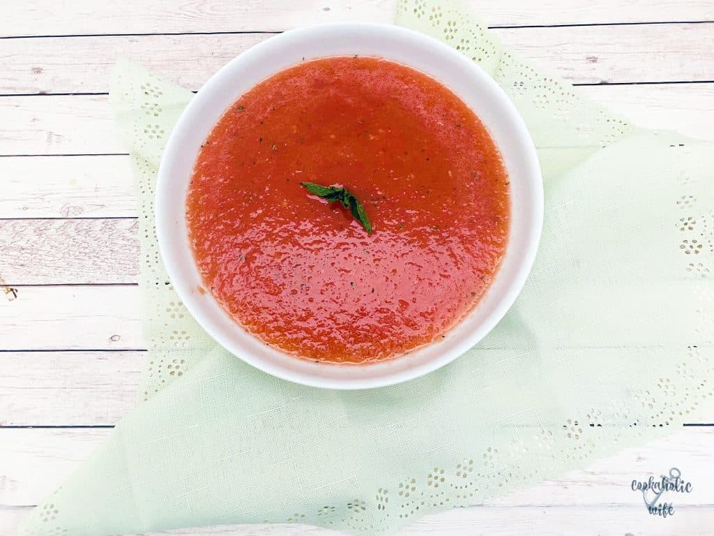 sweet heat watermelon gazpacho