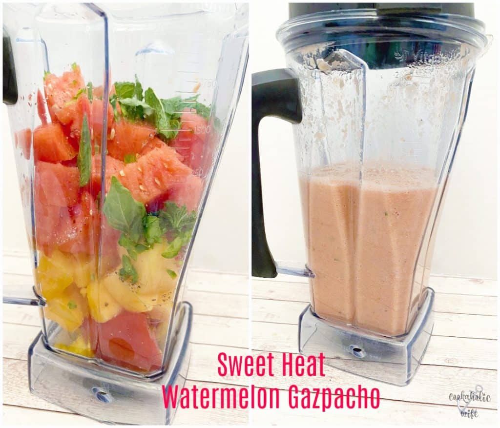 sweet heat watermelon gazpacho