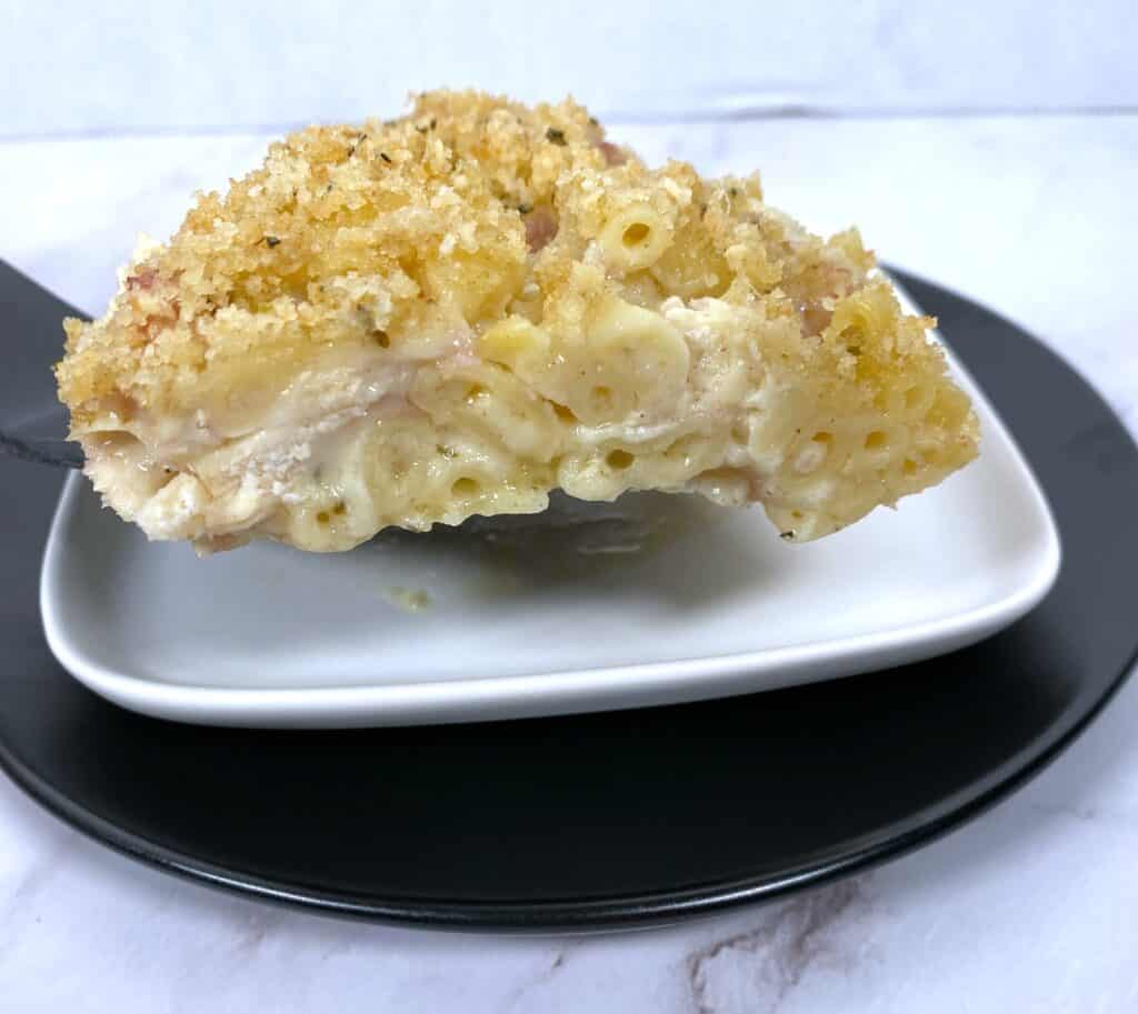 chicken cordon bleu mac and cheese