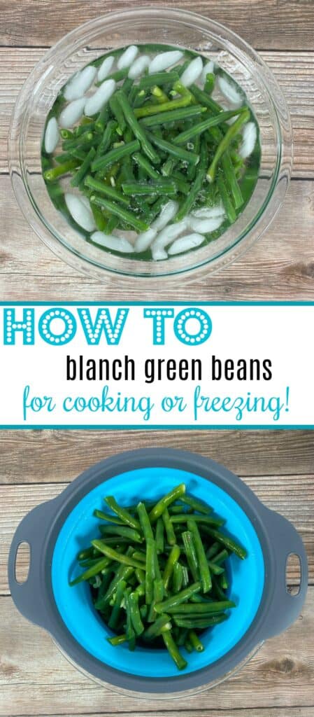 how to blanch green beans