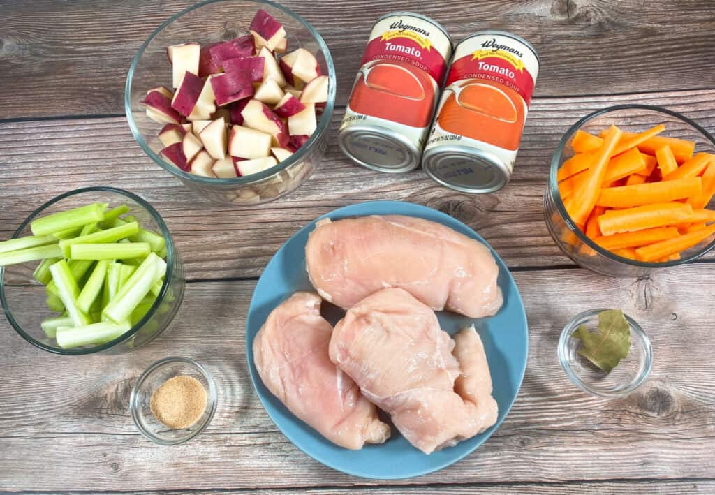 ingredients for mom's italian braised chicken