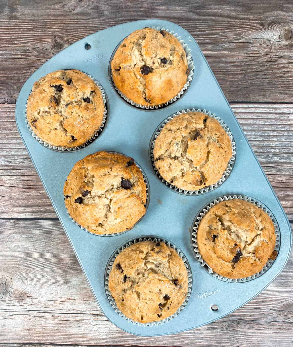 Jumbo Banana Chocolate Muffins Cookaholic Wife