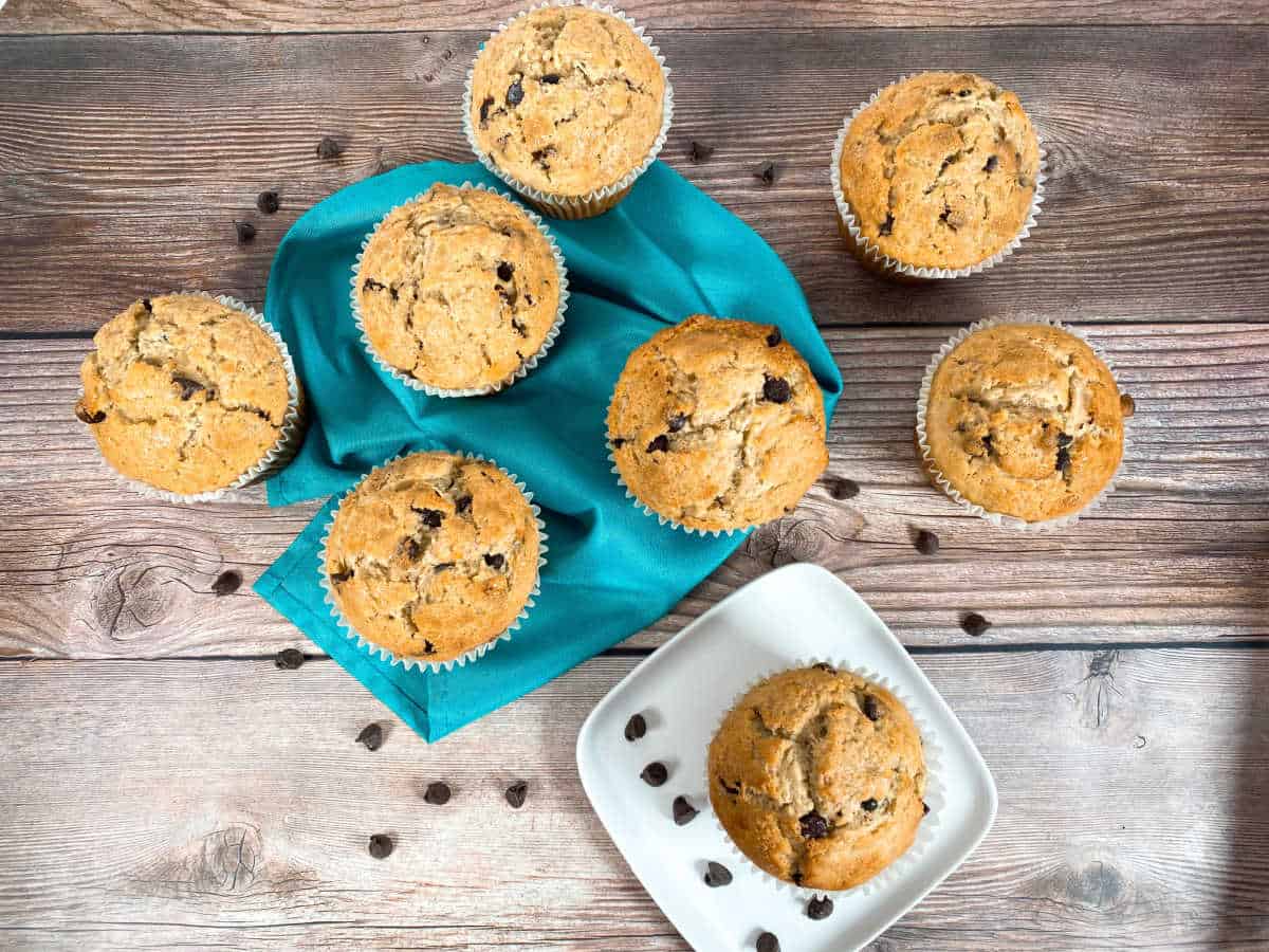 Jumbo Banana Chocolate Muffins Cookaholic Wife