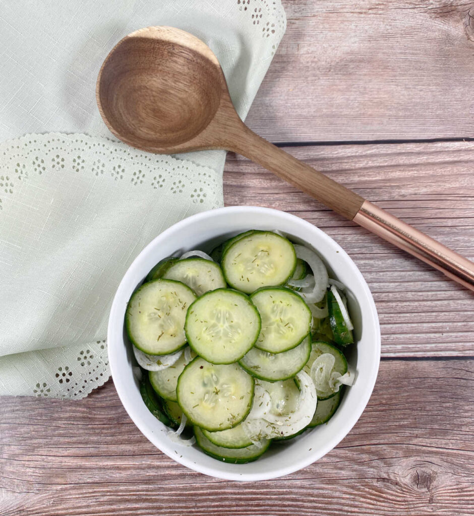 Healthy Cucumber Vinegar Salad - Cookaholic Wife