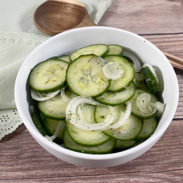 Healthy Cucumber Vinegar Salad Cookaholic Wife
