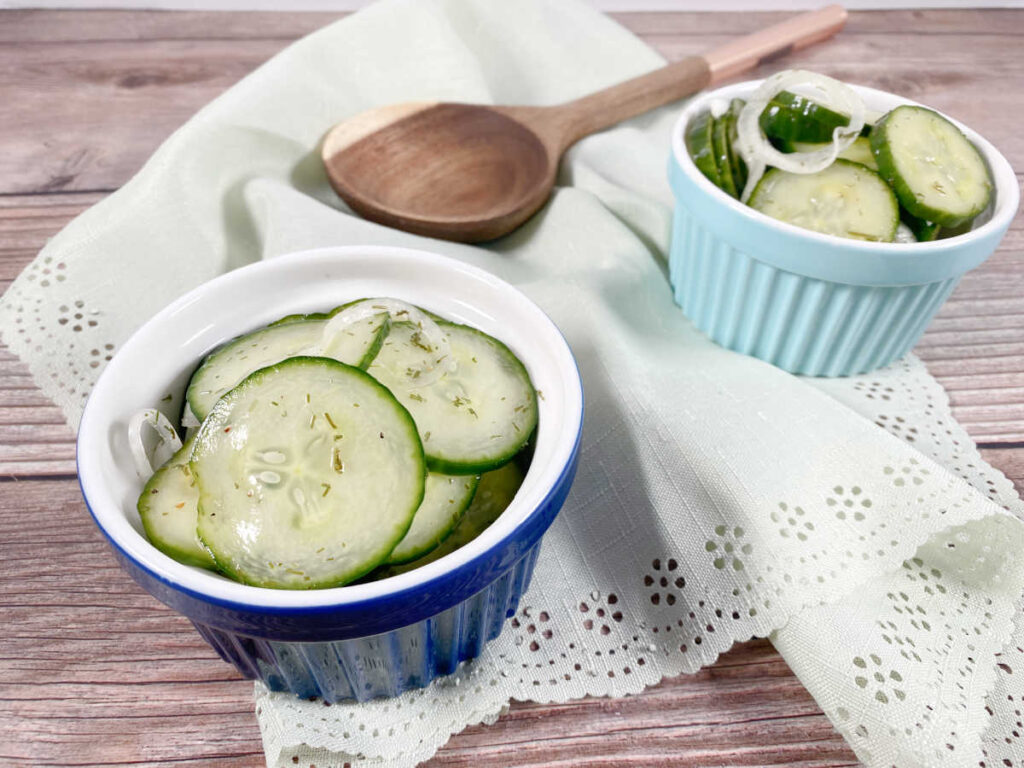 Healthy Cucumber Vinegar Salad - Cookaholic Wife