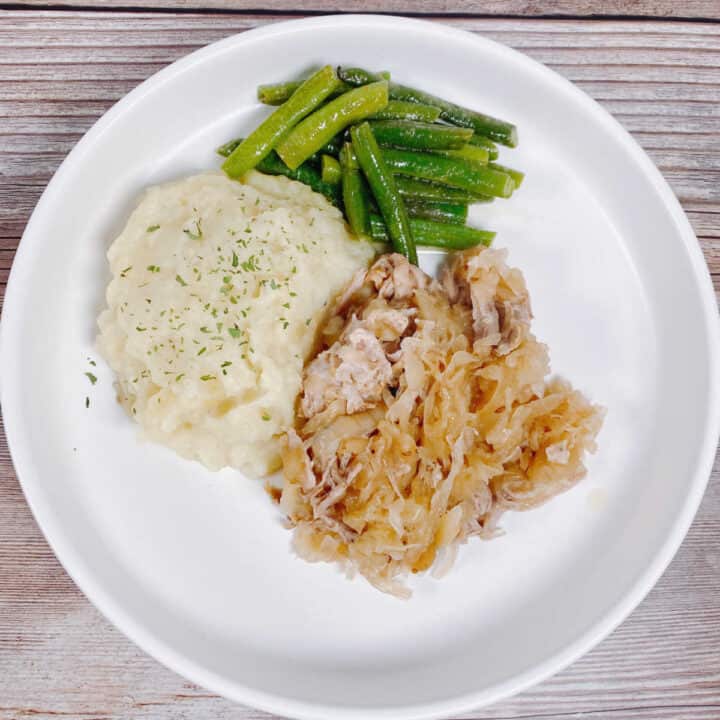 Slow Cooker Pork and Sauerkraut Cookaholic Wife