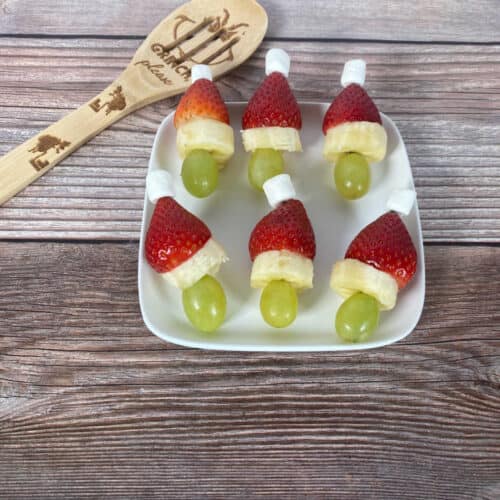 Grinch Santa Fruit Skewers Cookaholic Wife