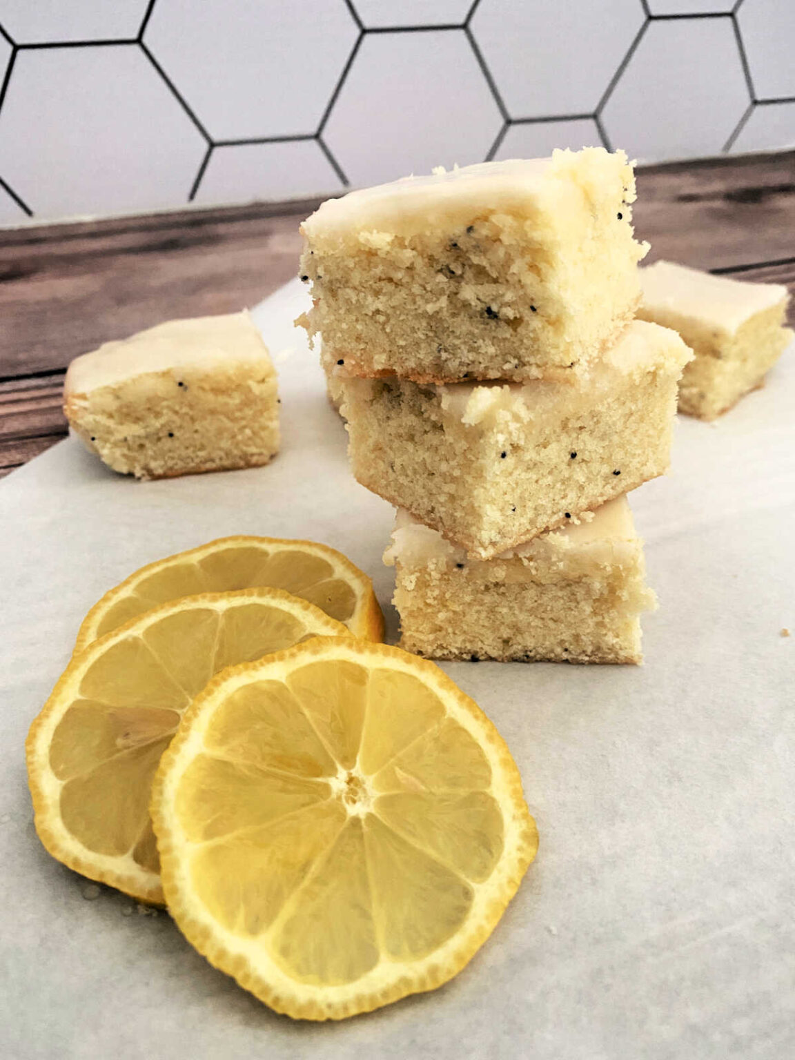 Lemon Poppyseed Bars Cookaholic Wife